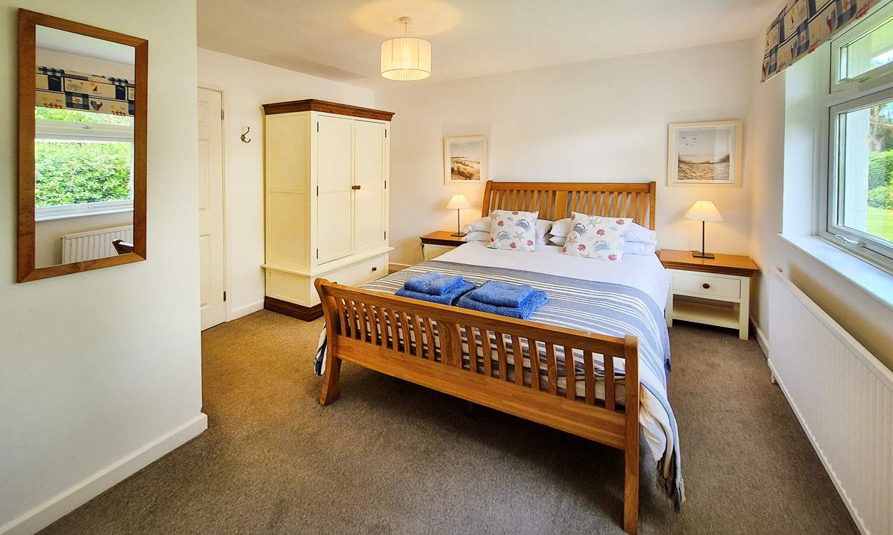 One of the lovely double bedrooms.
