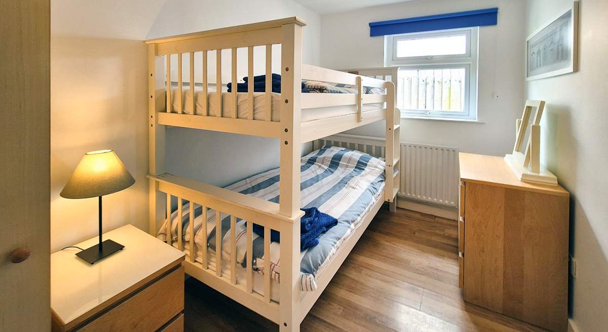There are two bunk bedrooms.