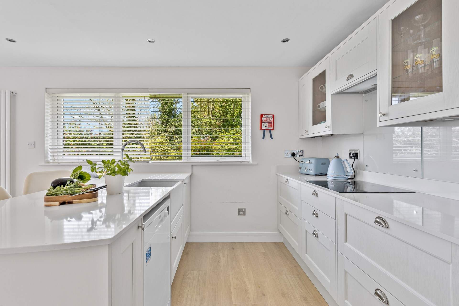 The stylish kitchen has all the equipment you will need to create a culinary masterpiece. 