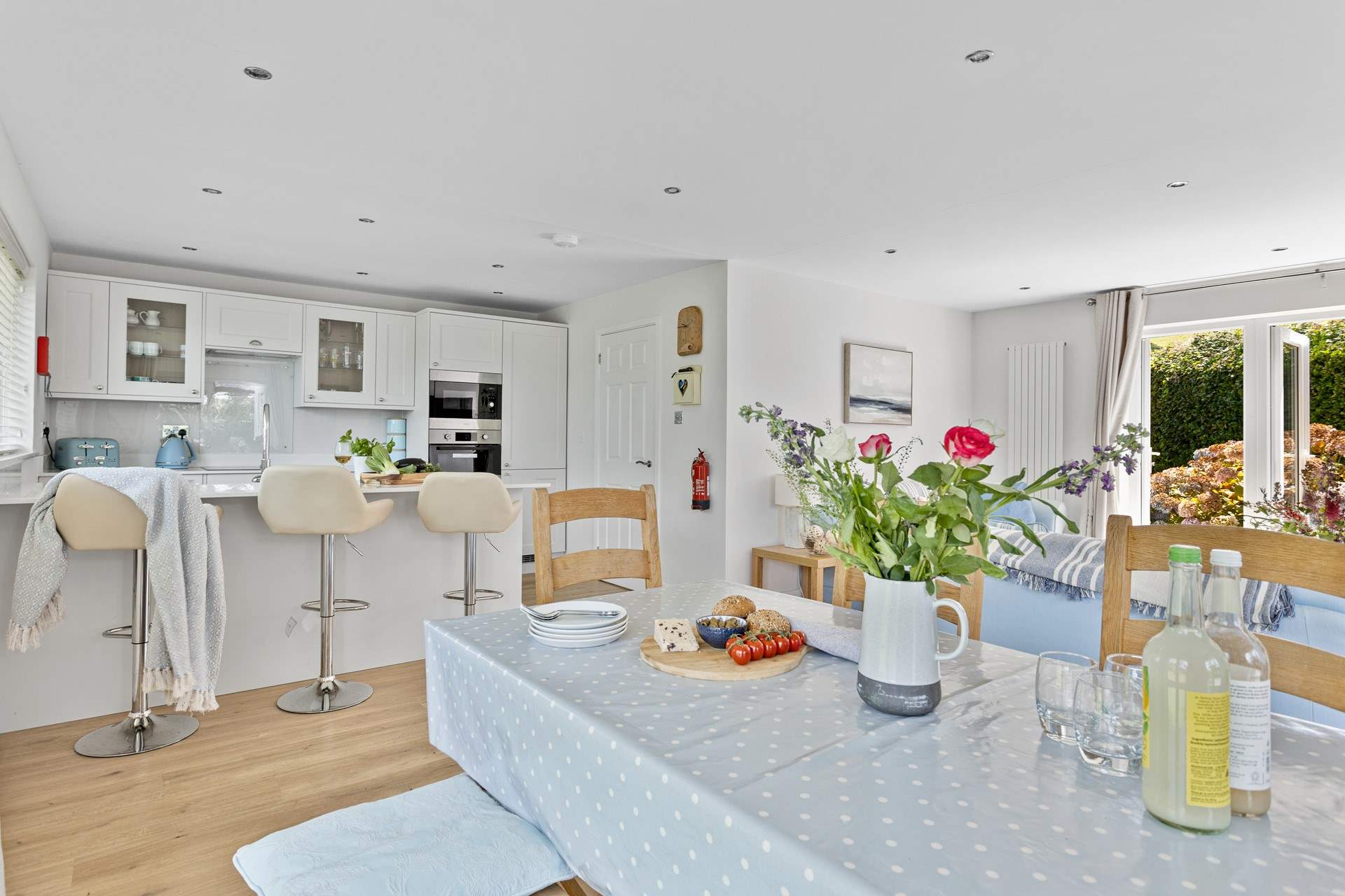 Gather everyone around the table and chat about the adventures of the day. 