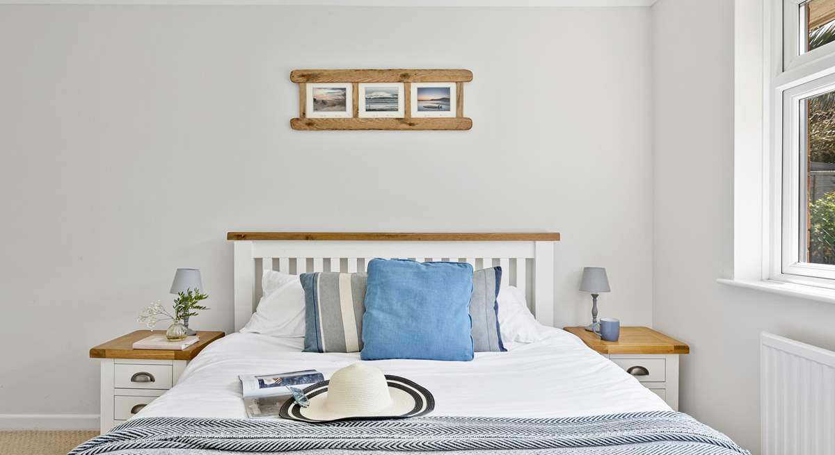 Bedroom 2 is another double room with a king-size bed.