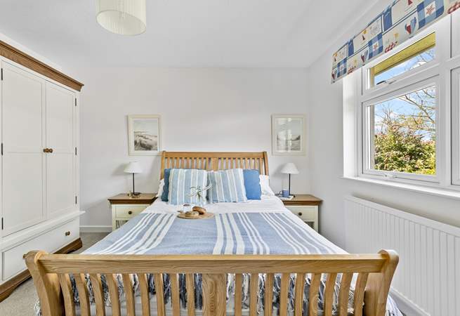 Bedroom 1 has a king-size double bed....