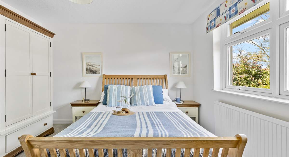 Bedroom 1 has a king-size double bed....