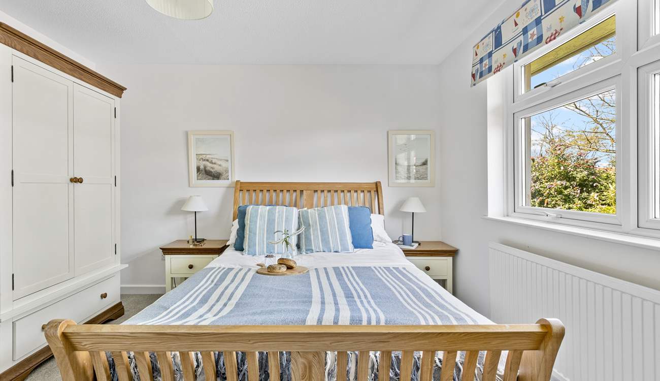 Bedroom 1 has a king-size double bed....