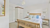 The bedrooms are perfect for a restful night. 