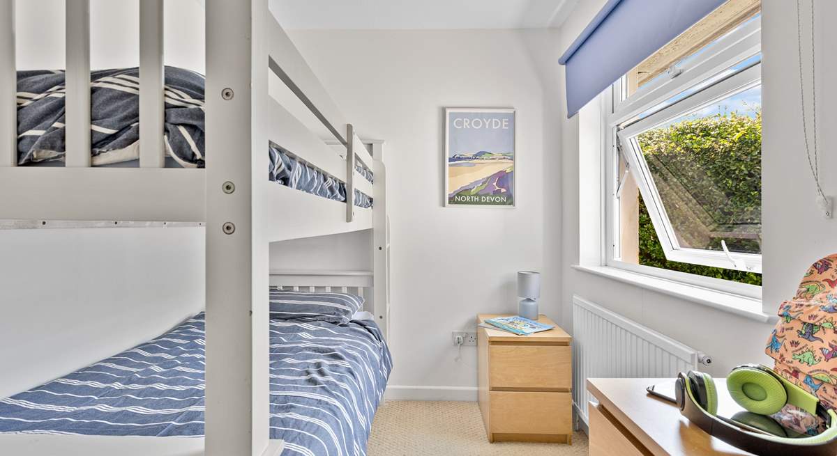This is the second bunk room.