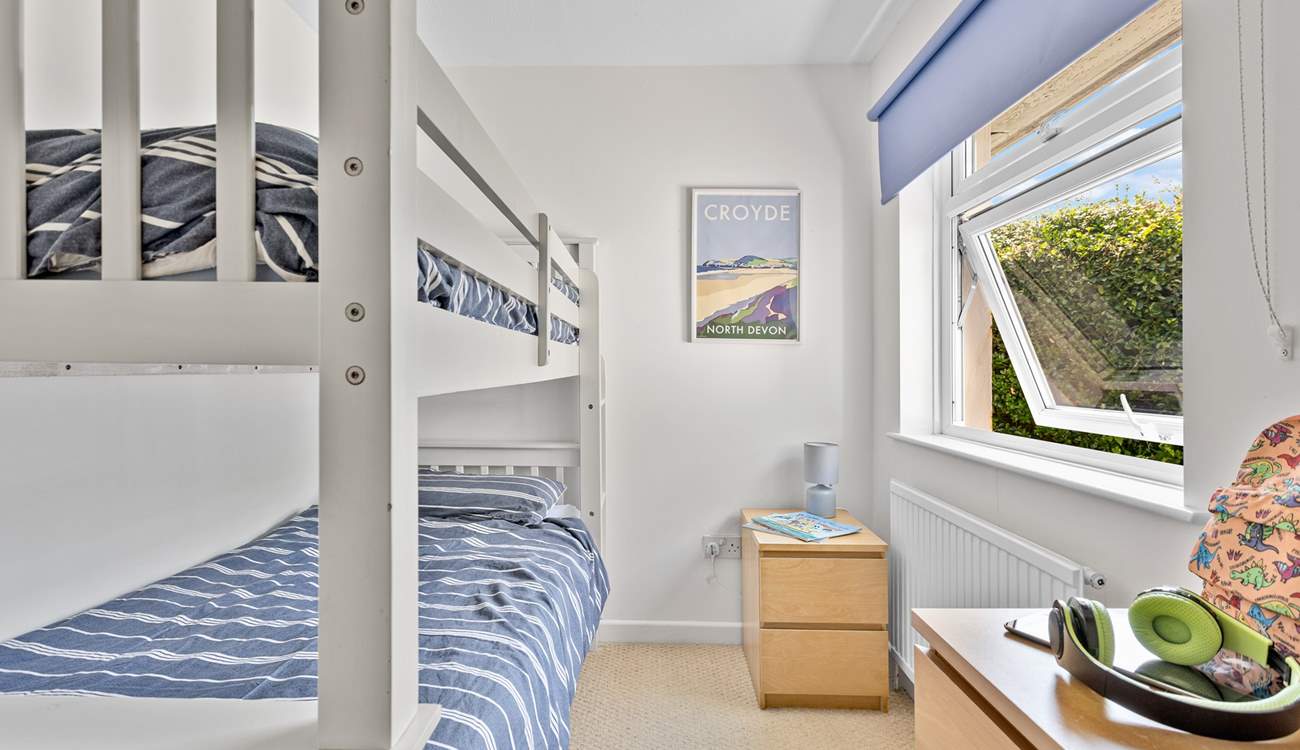 This is the second bunk room.