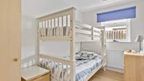 There are two bunk bedrooms.