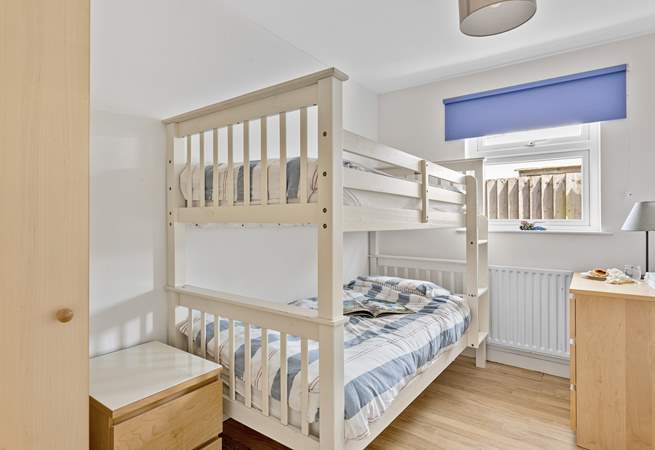 There are two bunk bedrooms.