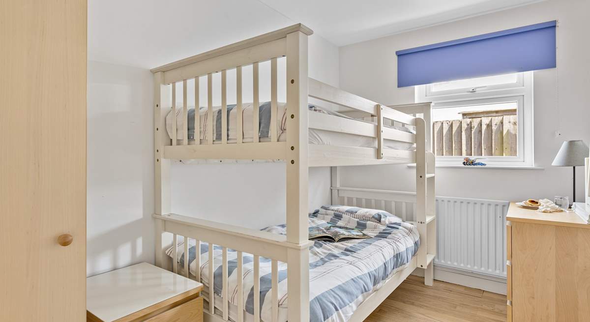 There are two bunk bedrooms.