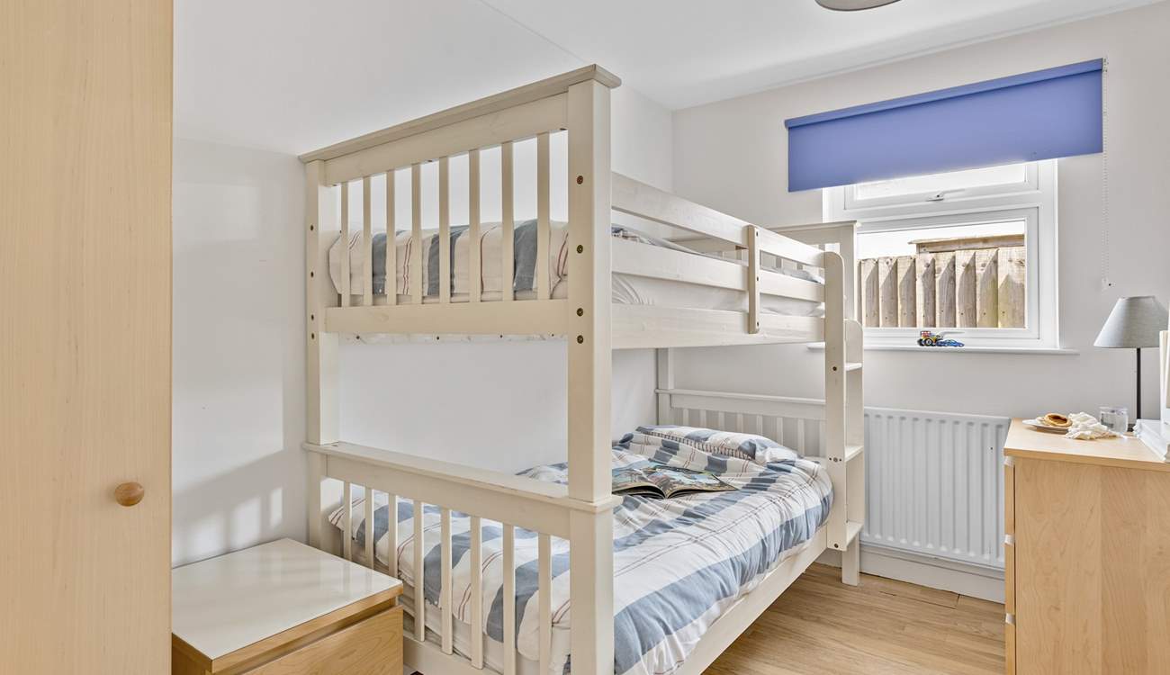 There are two bunk bedrooms.