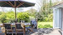 Enjoy a glass of something chilled whilst the children and dogs let off steam.