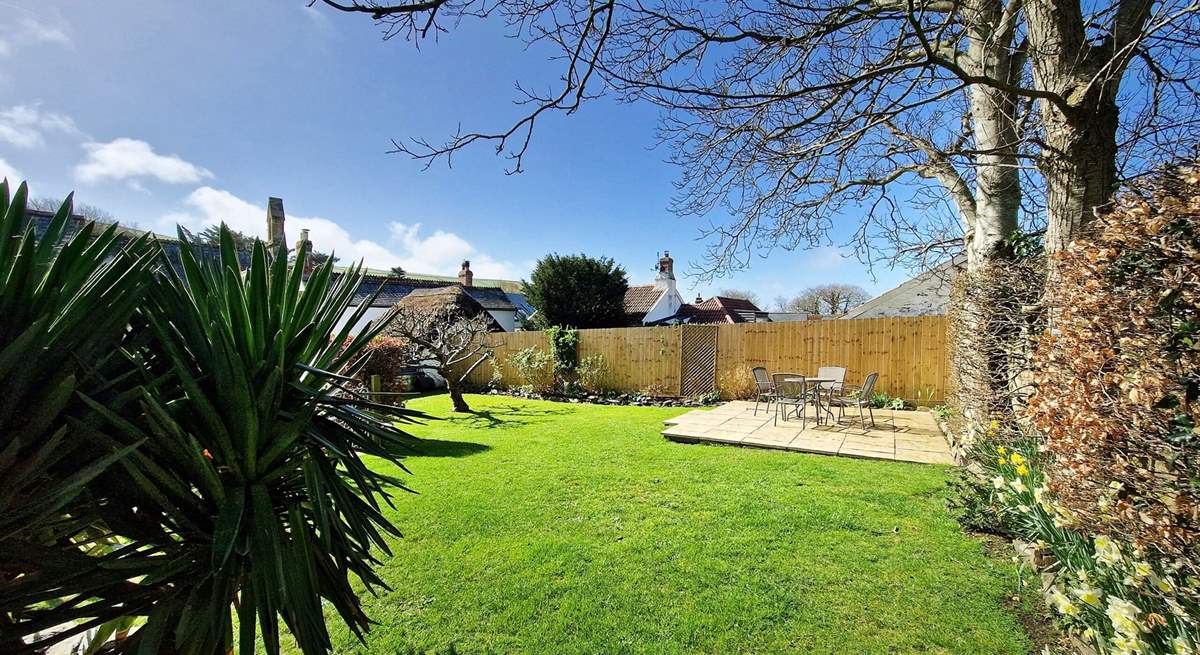 The garden is perfect for children and the family dog. 