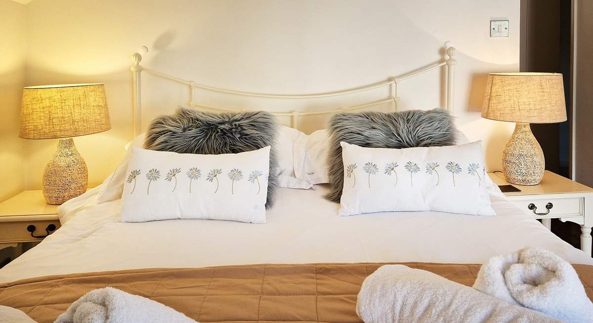 Lovely linens await.