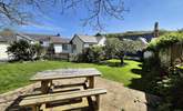 The pretty garden is perfect for al fresco dining.  - Thumbnail Image