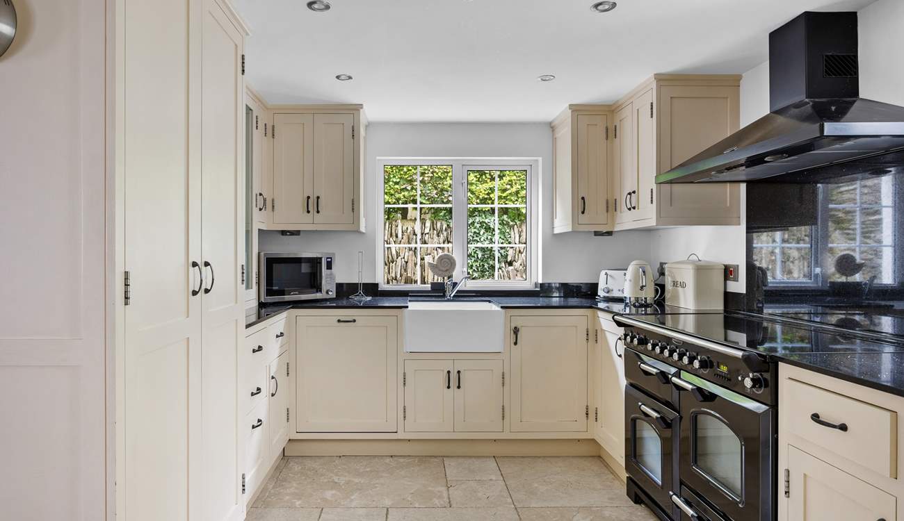 The kitchen has a Range cooker - perfect for feeding the family.