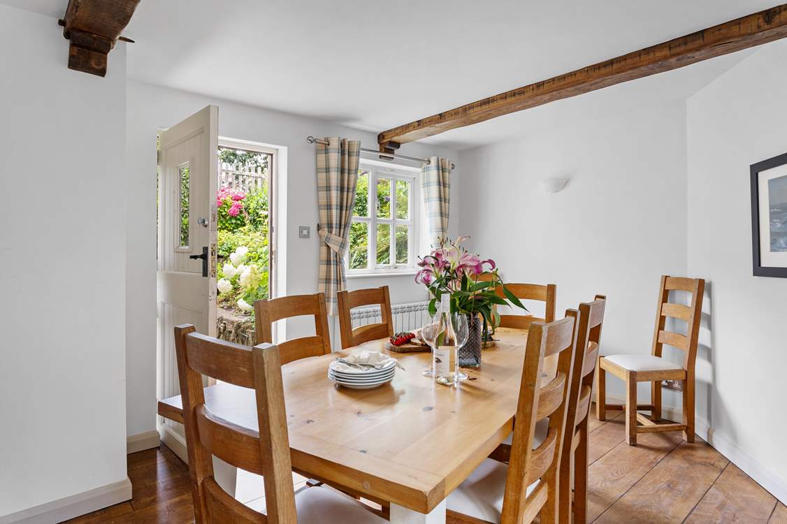 There's a separate dining-room for sociable mealtimes.