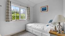 There are two single bedrooms to choose from.