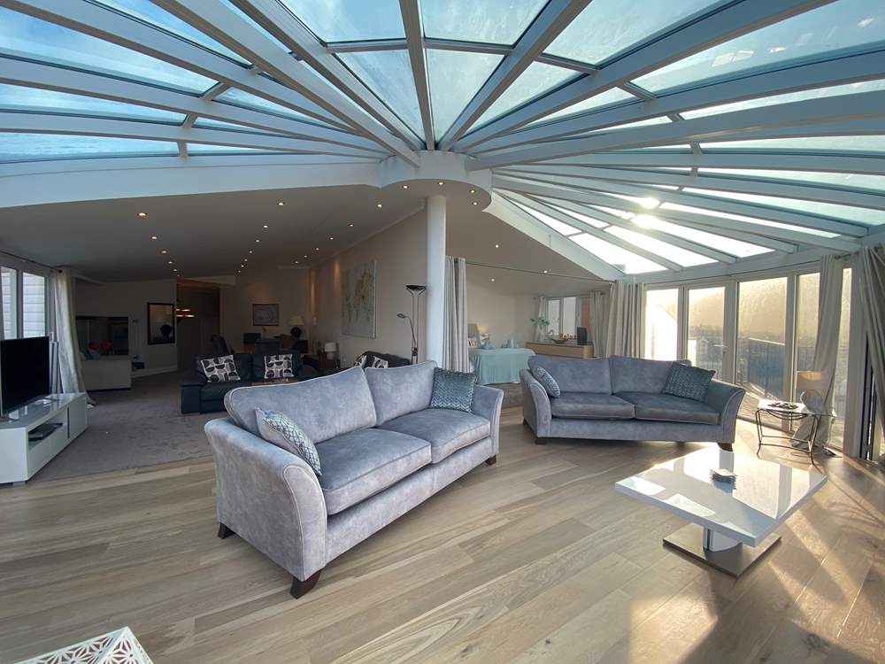 Take in the captivating views from the sitting/dining-room.