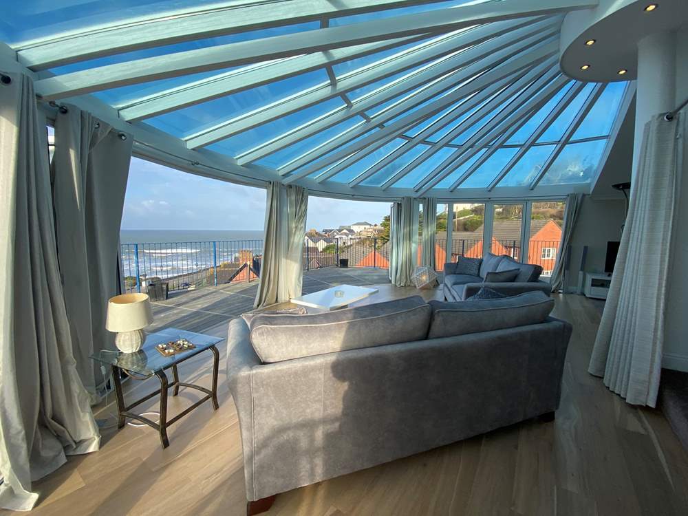 Take in the wonderful views from the open plan living space.