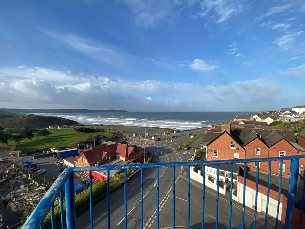 In a sublime position looking out towards Woolacombe Bay, welcome to The Penthouse.