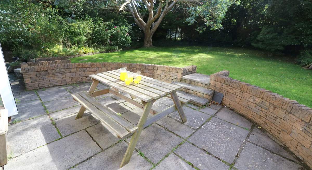 The garden is yours to enjoy. 