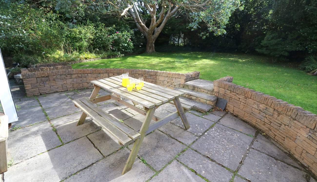 The garden is yours to enjoy. 