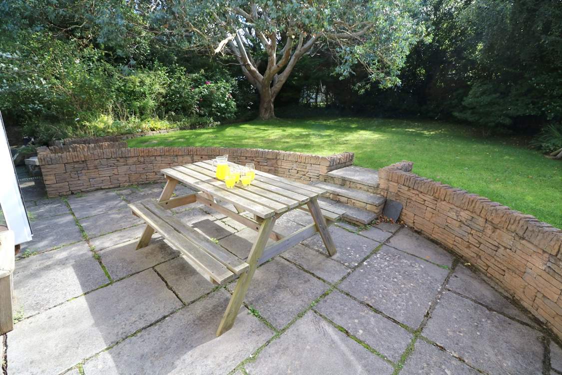 The garden is yours to enjoy.
