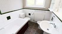 The family bathroom is on the first floor. 