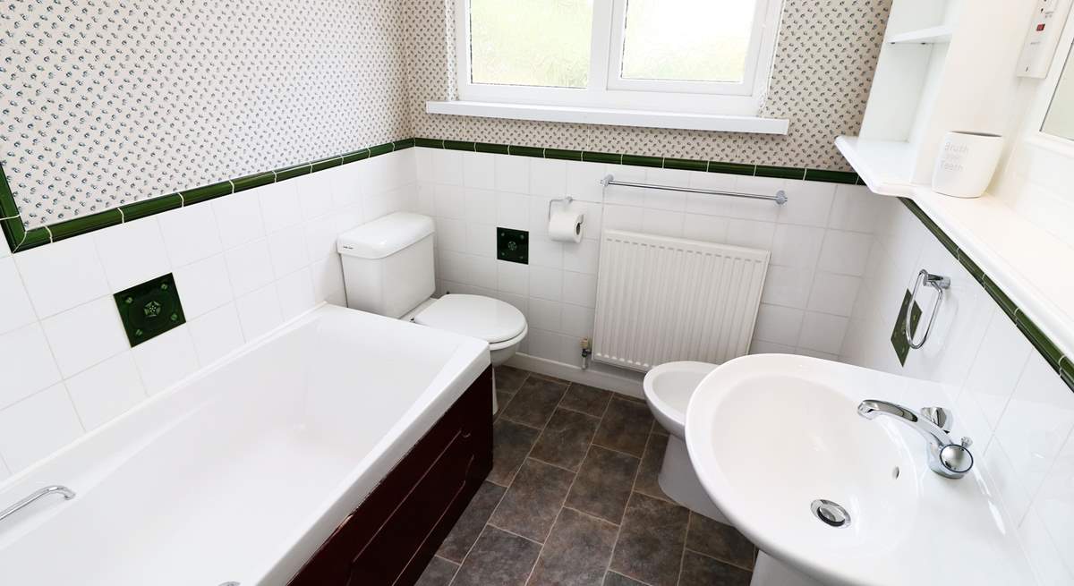 The family bathroom is on the first floor. 