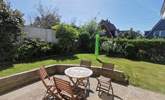 The enclosed garden is perfect for families and your four-legged friends.  - Thumbnail Image