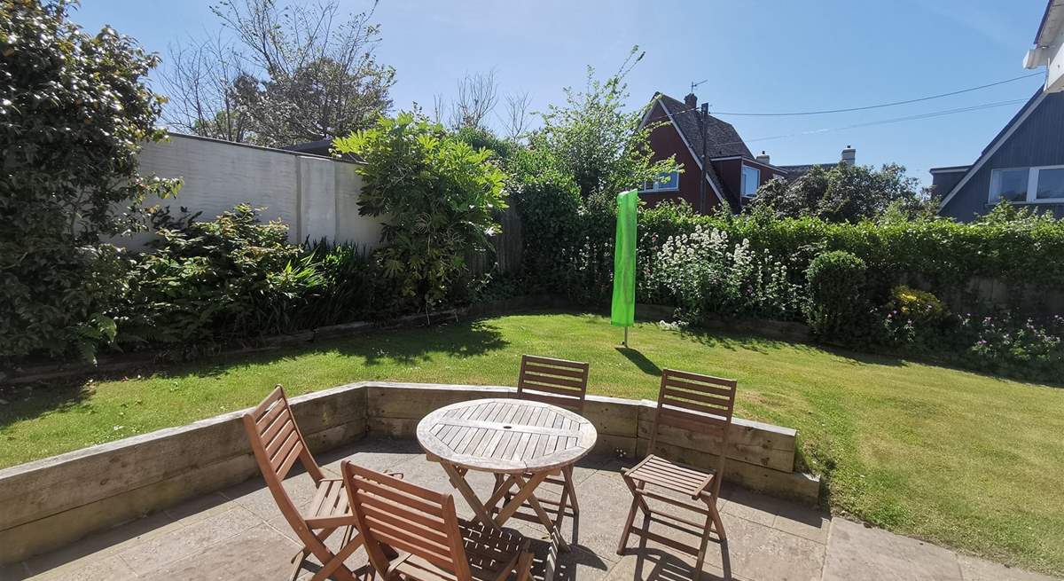 The enclosed garden is perfect for families and your four-legged friends. 