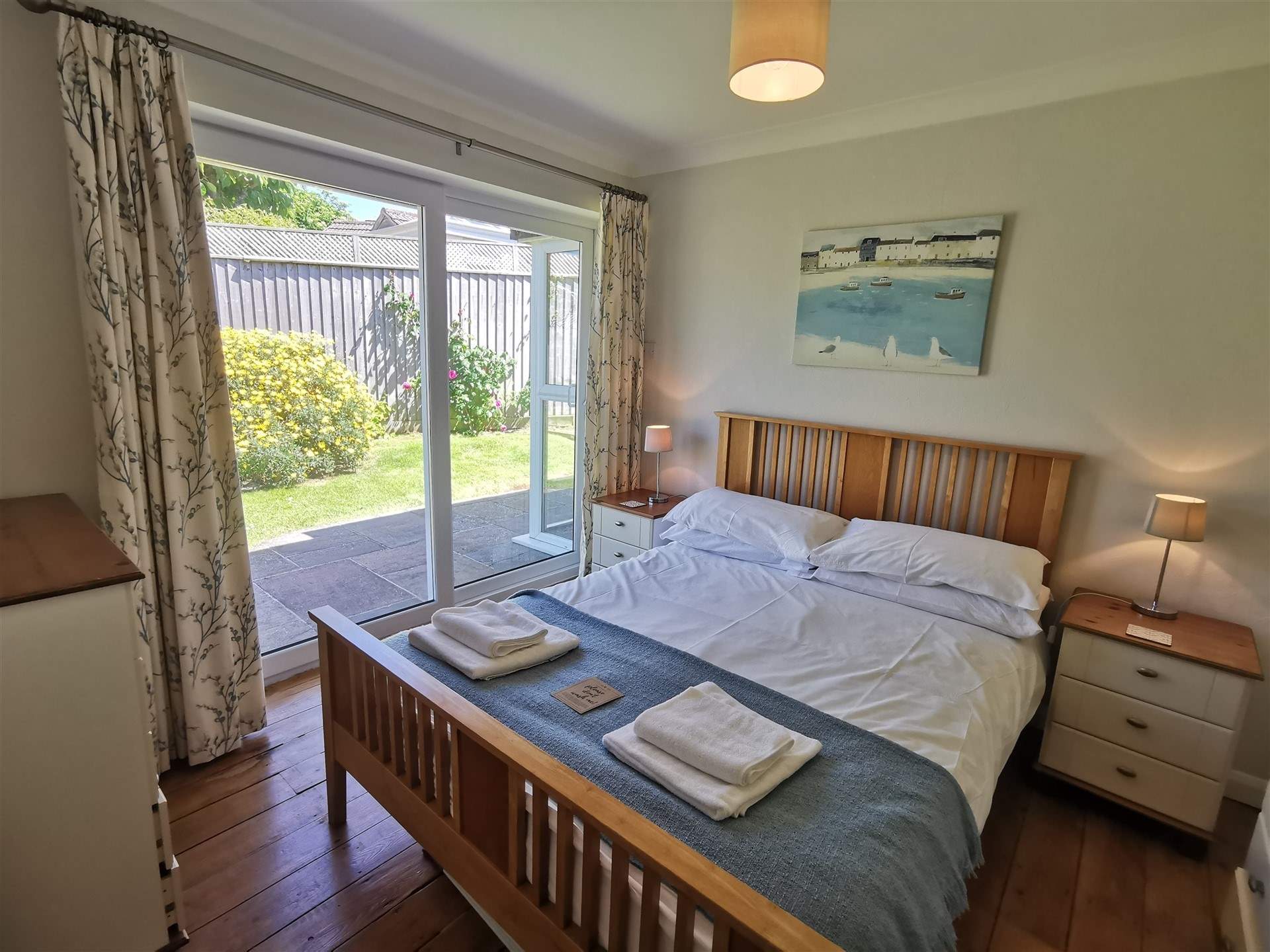 There are two double bedrooms.