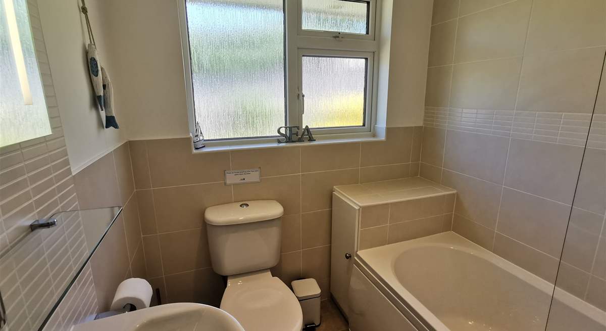 The family bathroom. 