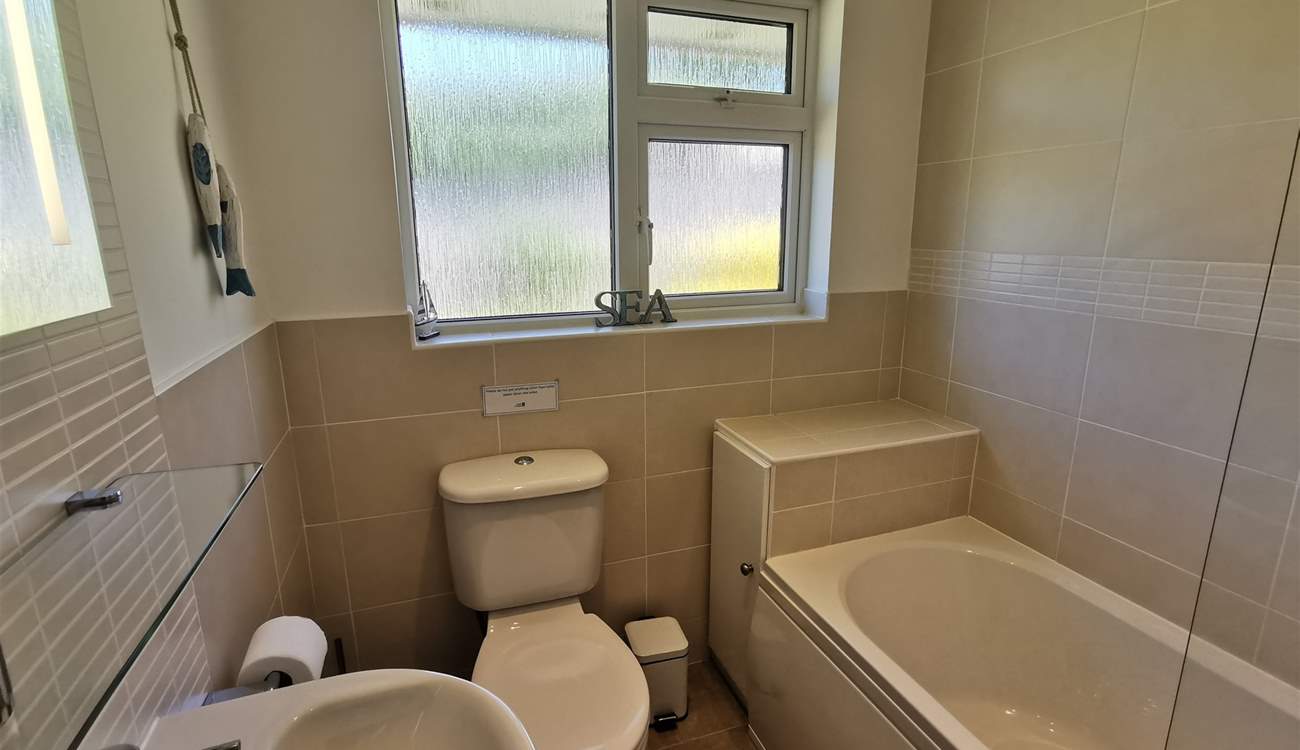 The family bathroom. 