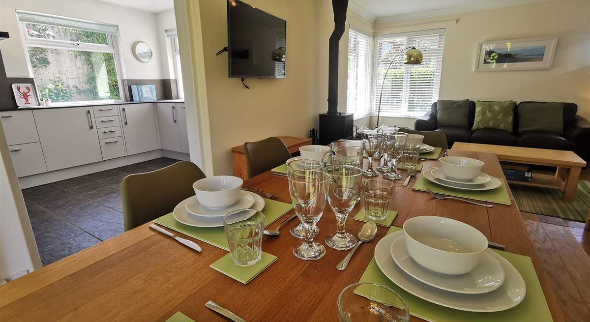 Gather everyone around the table and chat about the adventures of the day. 