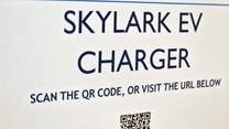 A handy charging point is available for your electric car.
