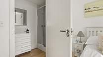 The en suite shower-room.