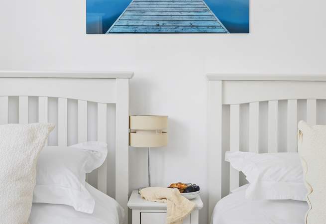 This calming room offers the perfect spot to relax and recharge.