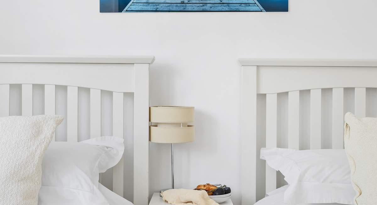 This calming room offers the perfect spot to relax and recharge.