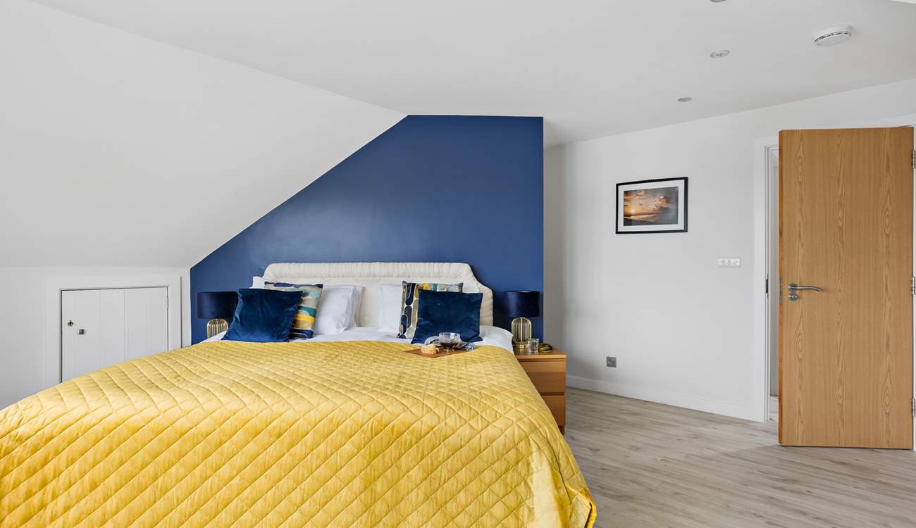 Bedroom 2 is home to this gorgeous king-size bed.