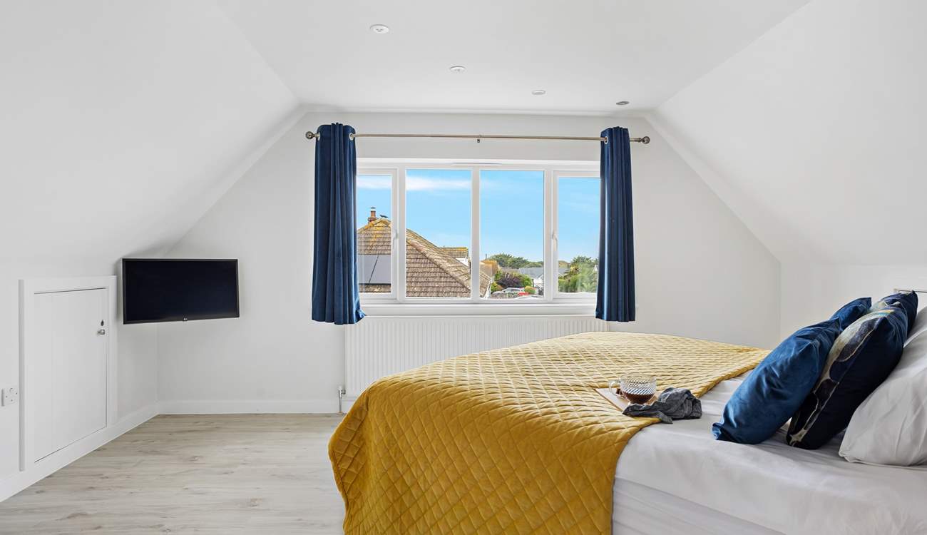 The bedrooms are light and bright.