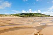 The beautiful sandy beach at Croyde.