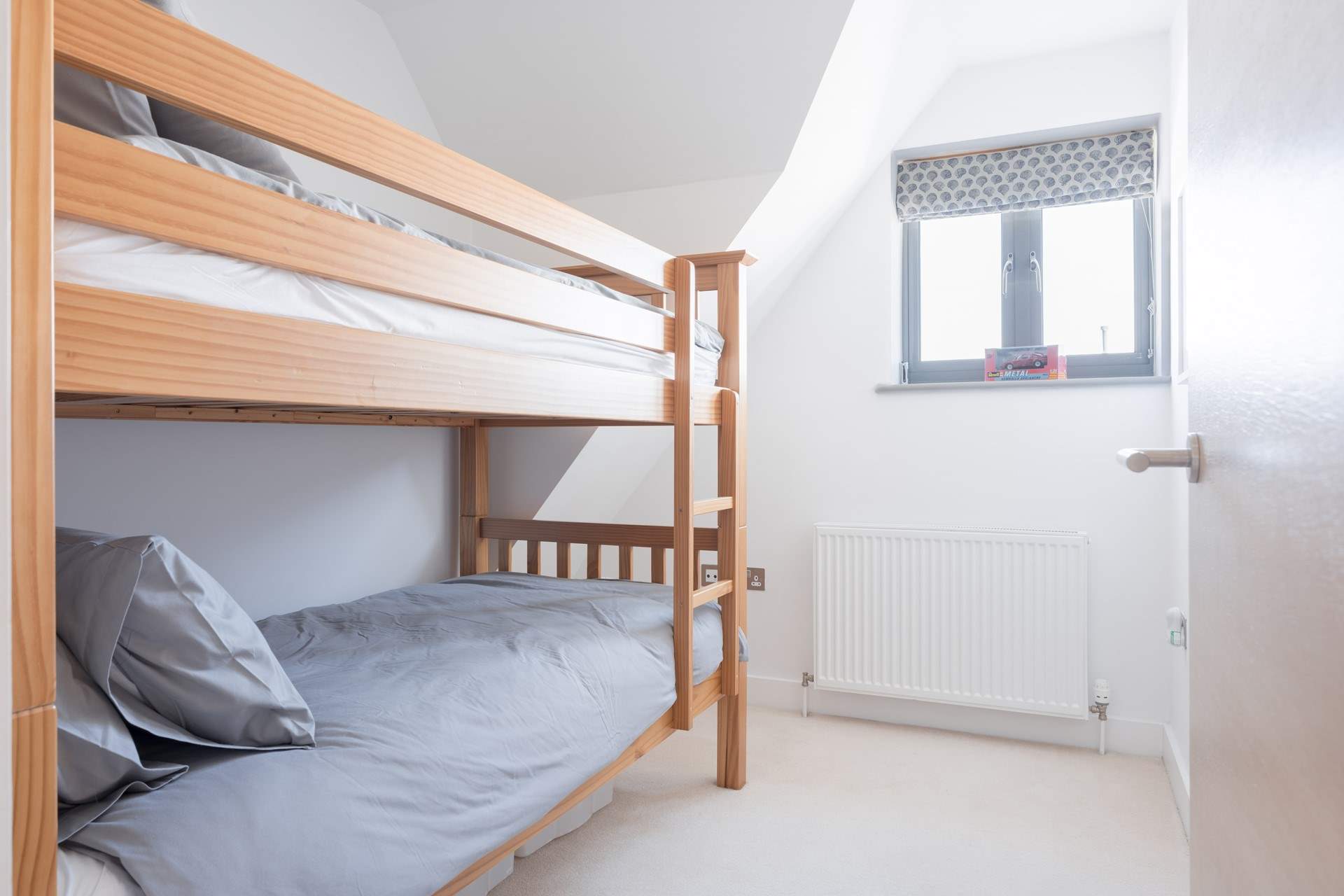The children will love the bunk-beds in bedroom 3.