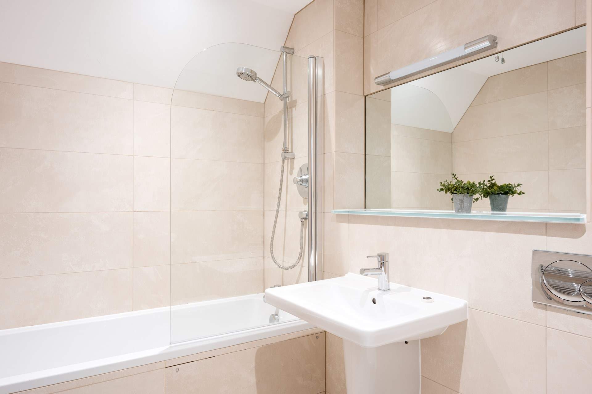 There's also a family bathroom for washing off those sandy toes.