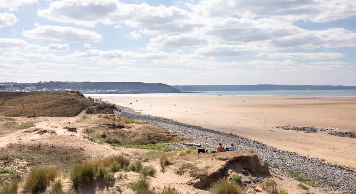 Visit the two miles of sandy beach at Westward Ho!
