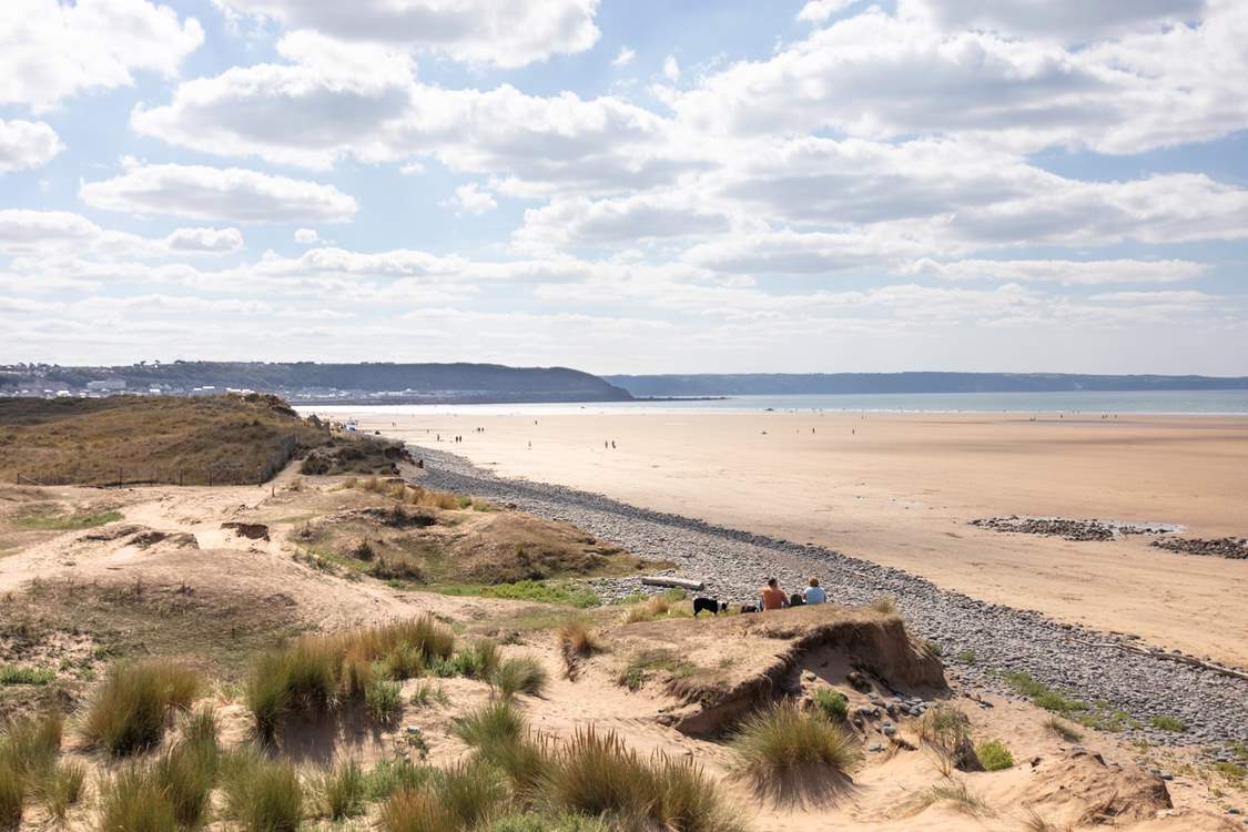 Visit the two miles of sandy beach at Westward Ho!