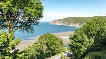 Take a trip on the Lynton and Lynmouth Railway.