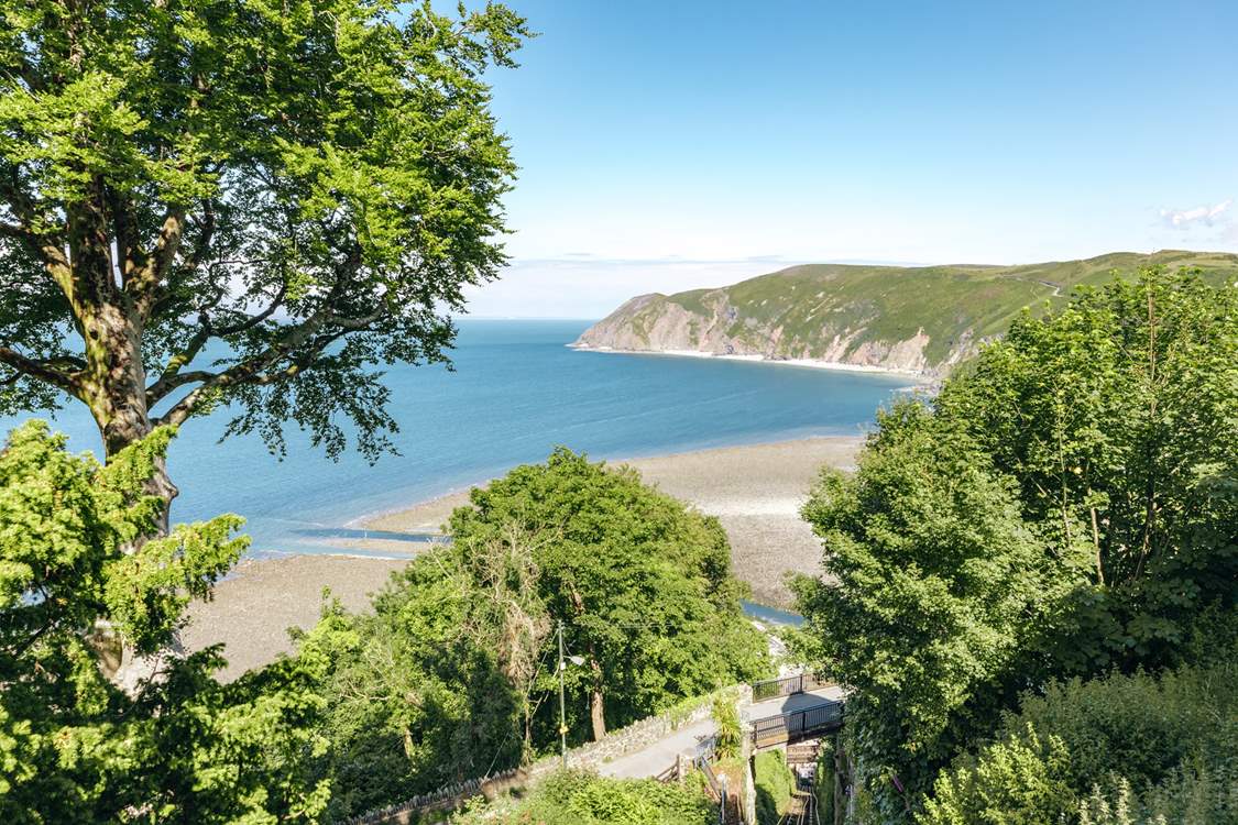 Take a trip on the Lynton and Lynmouth Railway.