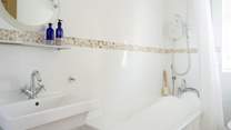 The family bathroom. 
